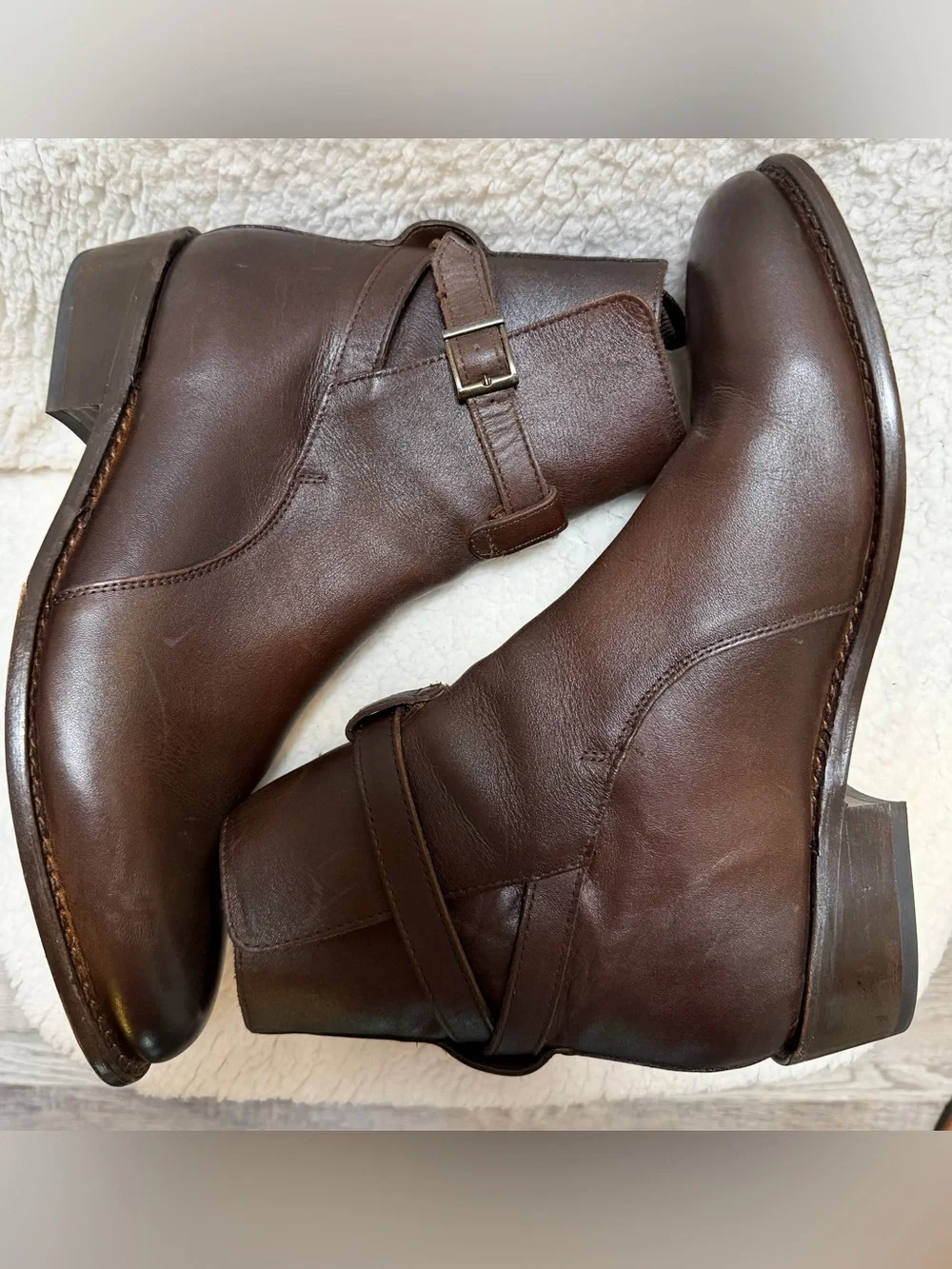 Thursday Boot Company Men's Rogue Jodhpur Boot  Brown Anejo Leather Size 10.5